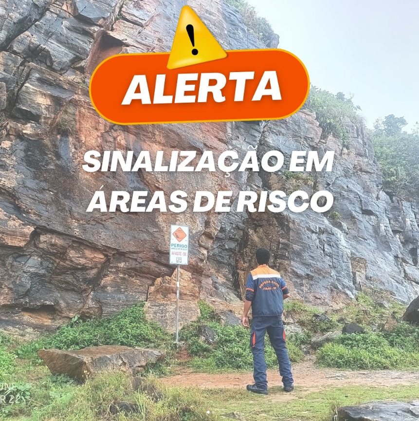 SINALIZAÇÃO EM ÁREAS DE RISCO 