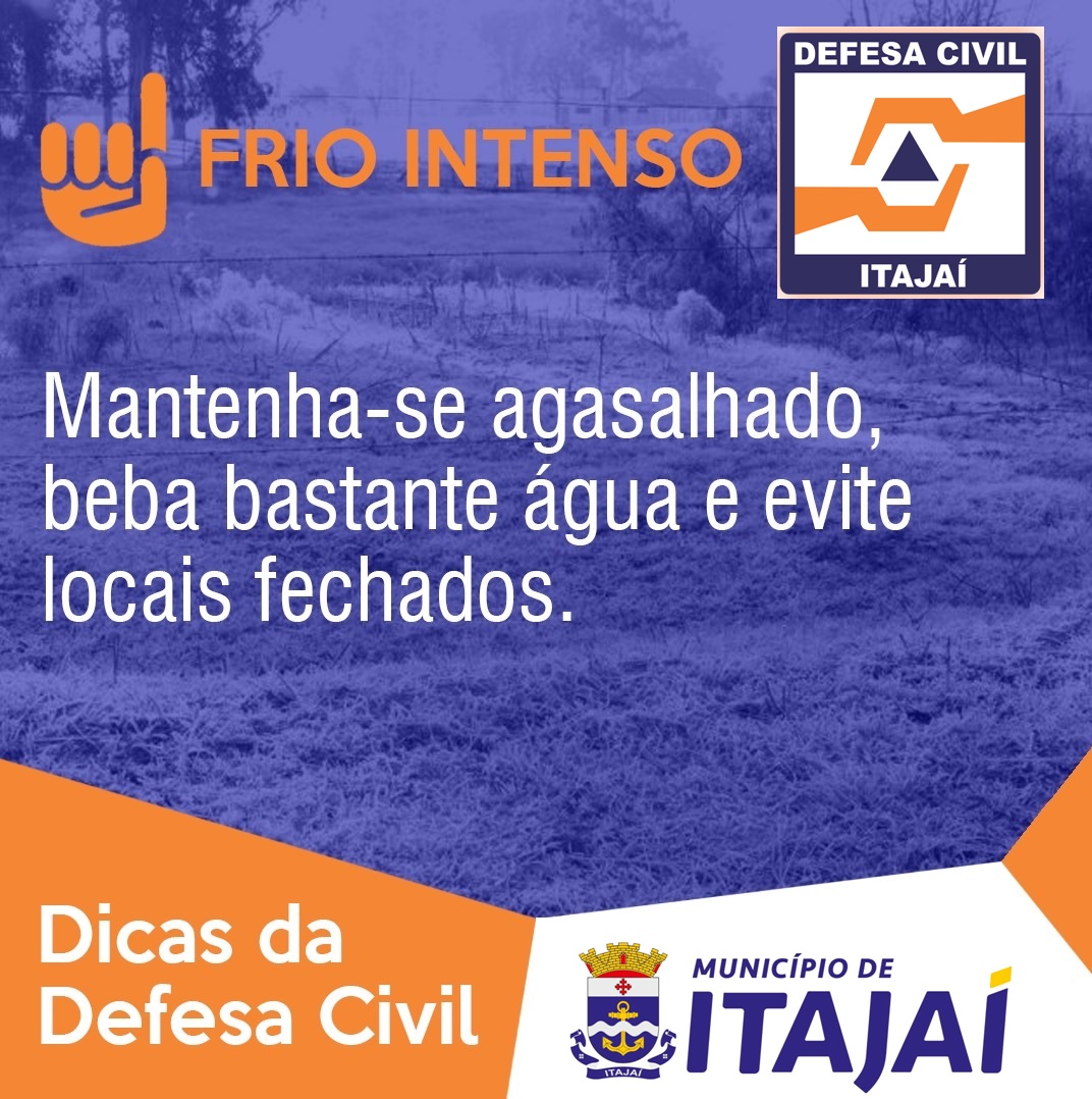 Itajaí terá força-tarefa para acolher pessoas em situação de vulnerabilidade durante onda de frio intenso